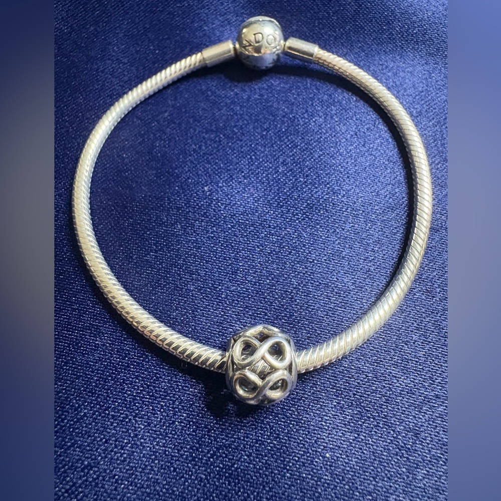 Pandora Infinity Charm, 925 Sterling Silver (Charm Only)